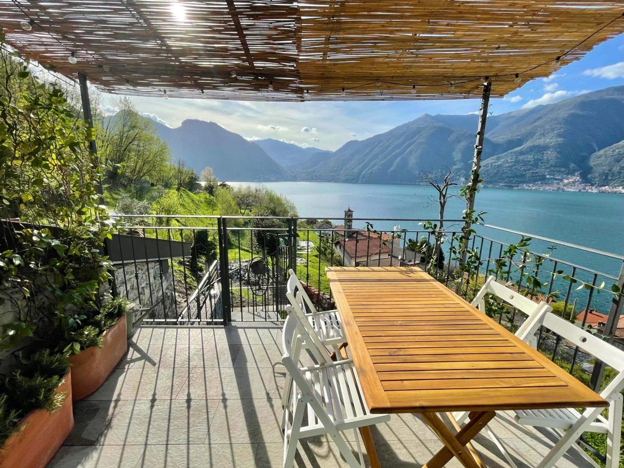 לצנו Il Noce Lake View Apartment מראה חיצוני תמונה